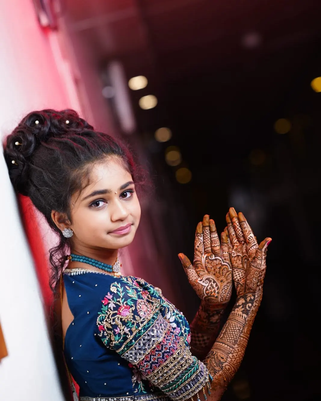 Celebration Mehendi makeup look